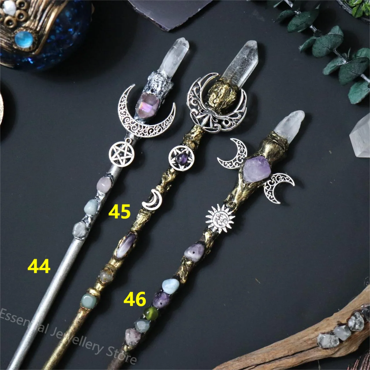 Crystal magic wand