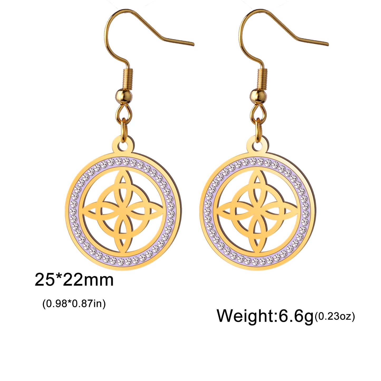 Skyrim Witch Knot Drop Earring