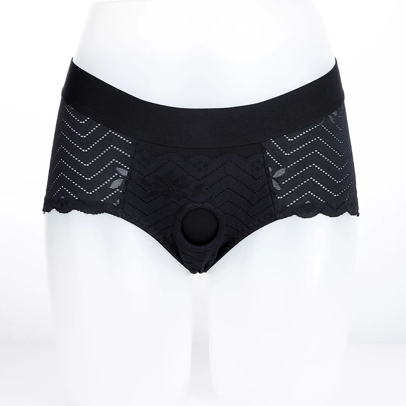 Strap-on Strapless Harness Boxers Briefs for Men