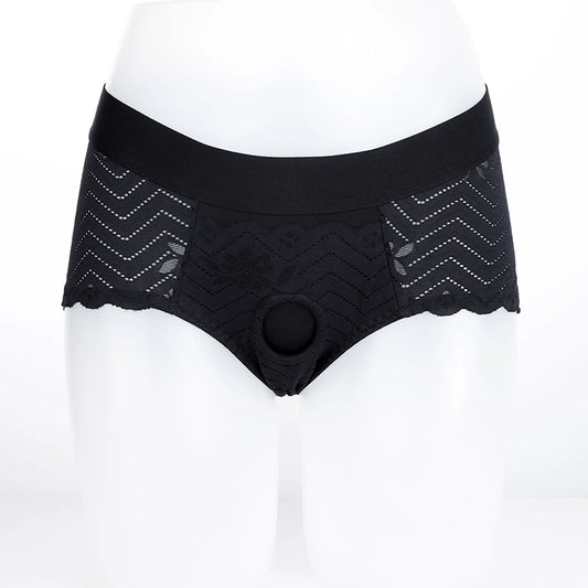 Strap-on Strapless Harness Boxers Briefs for Men