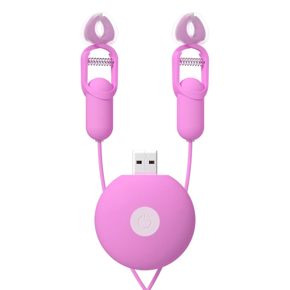 10 Speed Vibrating Nipple Clamp