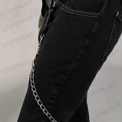 Pentagram Leg Chain Harness