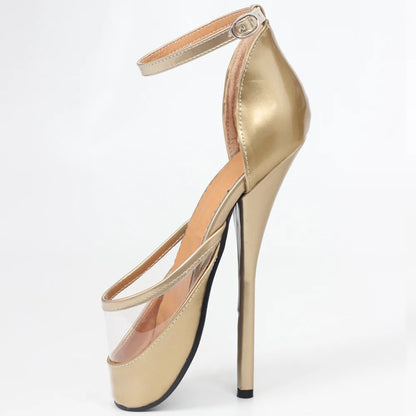 Sexy Fetish 7" High Thin Heel Ballet pumps