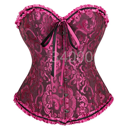 corsets bustiers floral lace tops for women