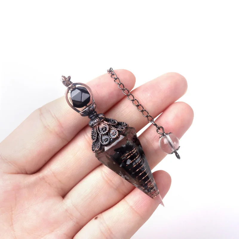 Resin Crystal Pendulums for Dowsing Divination
