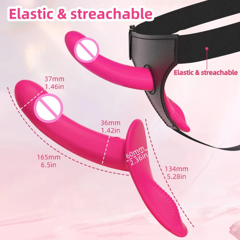 Adjustable Harness Vibrator with 10 Vibration Modes
