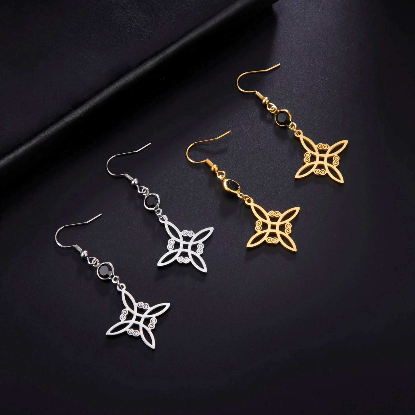 Triquetra Celtics Trinity Knot Earrings