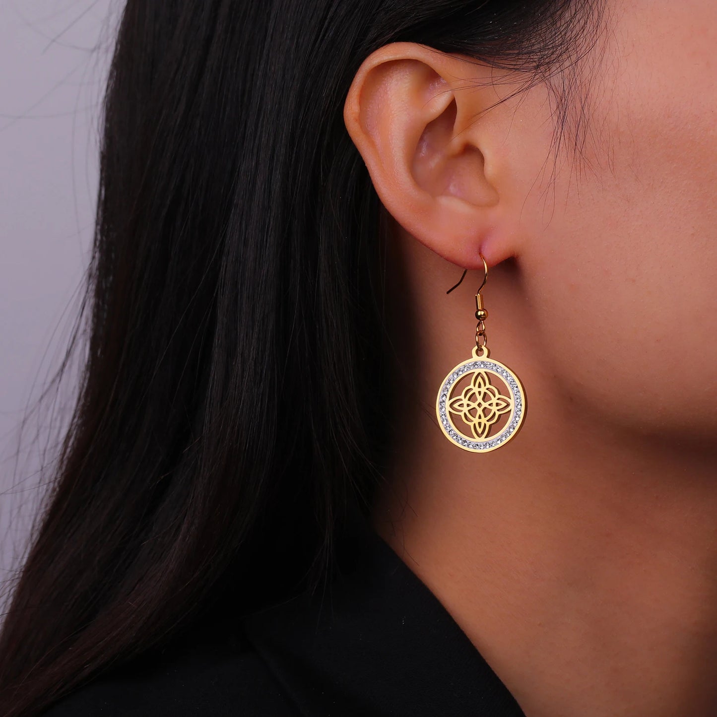 Skyrim Witch Knot Drop Earring