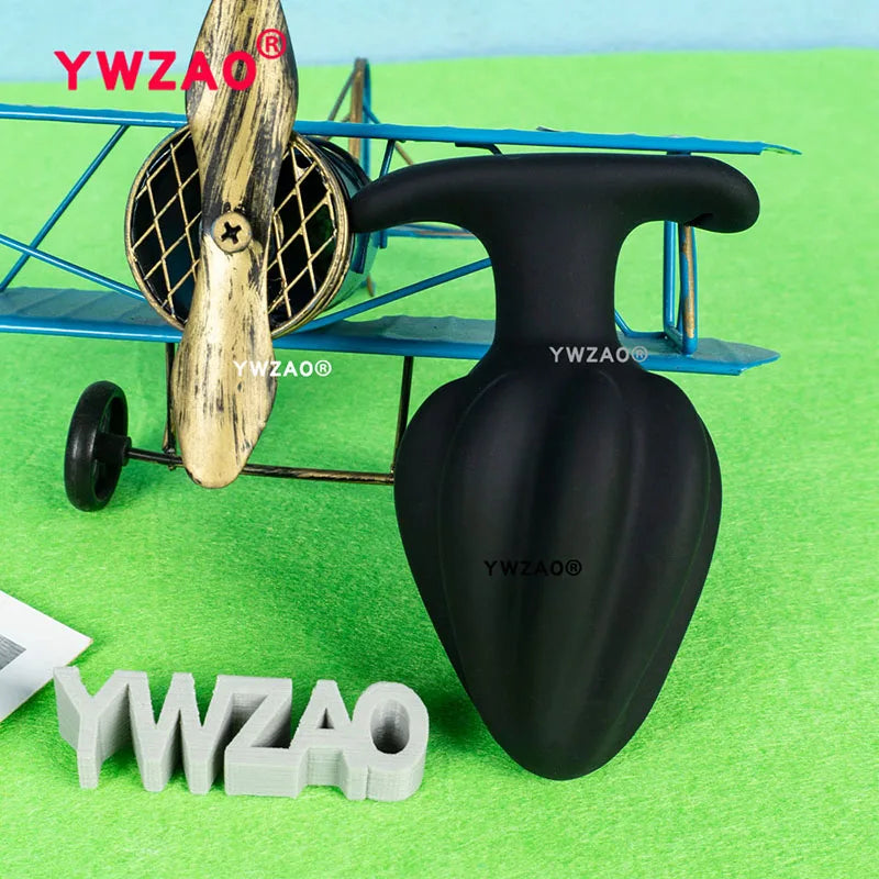 YWZAO Couples Thong Plug Silicone Anal Toy for Men Women