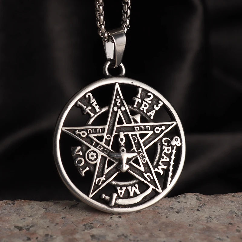 Stainless Steel Pentagram Pendant