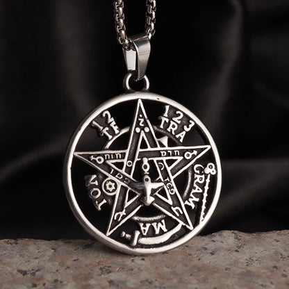Stainless Steel Pentagram Pendant