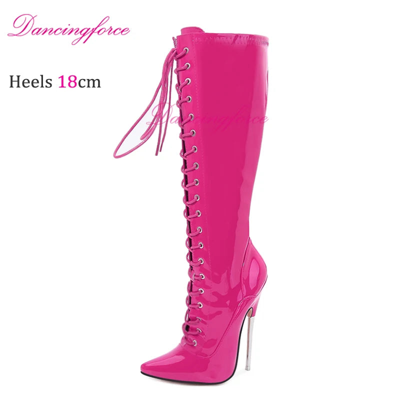 18cm Extreme High Sexy  Metal Heels Stiletto