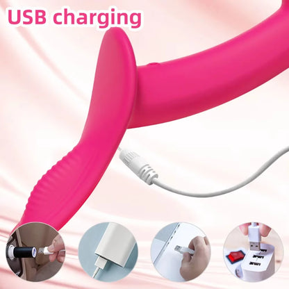 Adjustable Harness Vibrator with 10 Vibration Modes