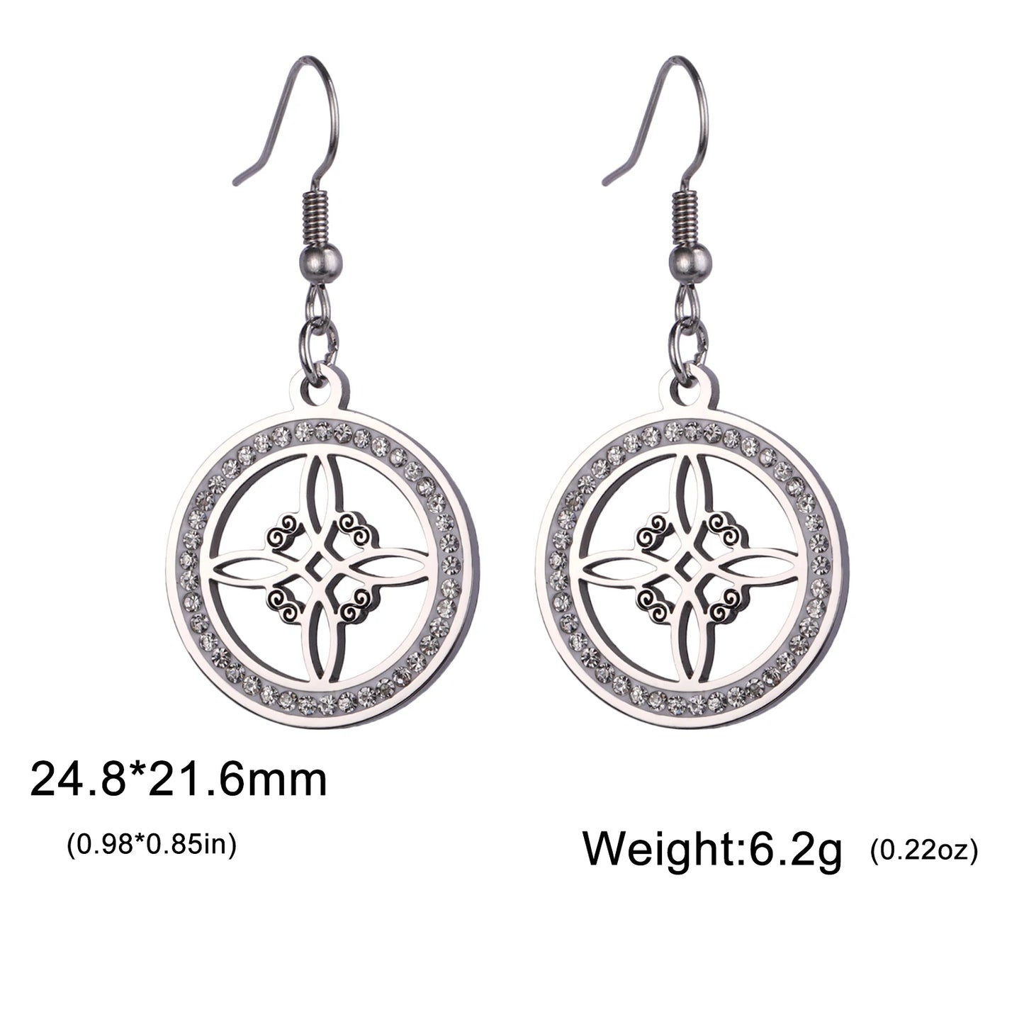 Skyrim Witch Knot Drop Earring