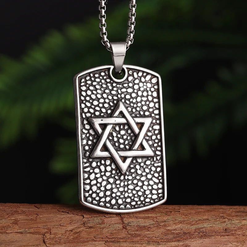 Stainless Steel Pentagram Pendant