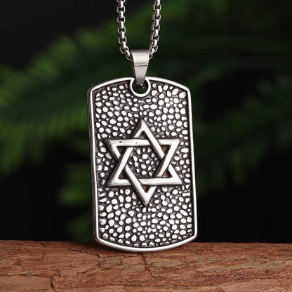 Stainless Steel Pentagram Pendant