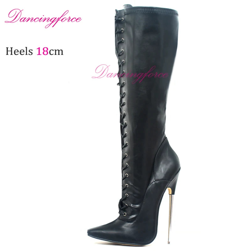 18cm Extreme High Sexy  Metal Heels Stiletto