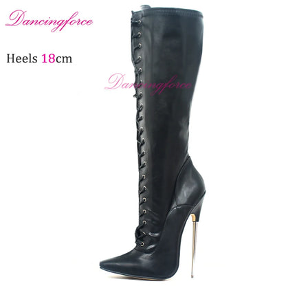 18cm Extreme High Sexy  Metal Heels Stiletto