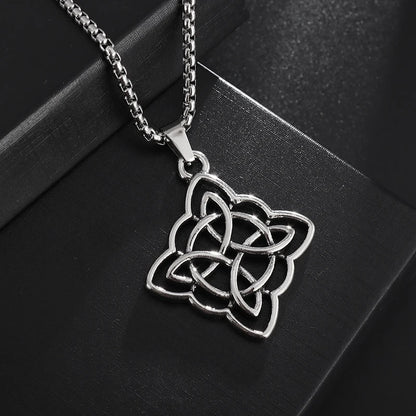 Stainless Steel Pentagram Pendant