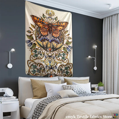 Psychedelic Butterfly Tarot Tapestry