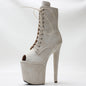 Gothic Fetish  Stripper  High Heel Ankle Boots