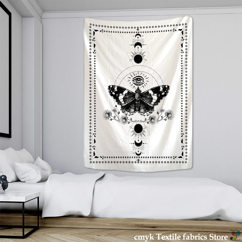 Psychedelic Butterfly Tarot Tapestry