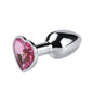 1PC Luxury Metal Butt Toys Heart Shaped