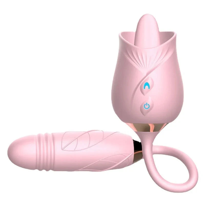 Rose Toy Vibrator For Women 3 In 1 Clitoral Stimulator