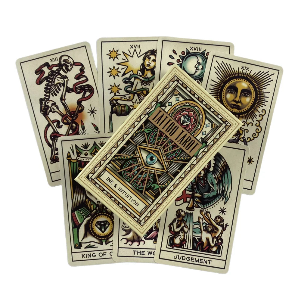 Tattoo Tarot Cards A 78 Deck