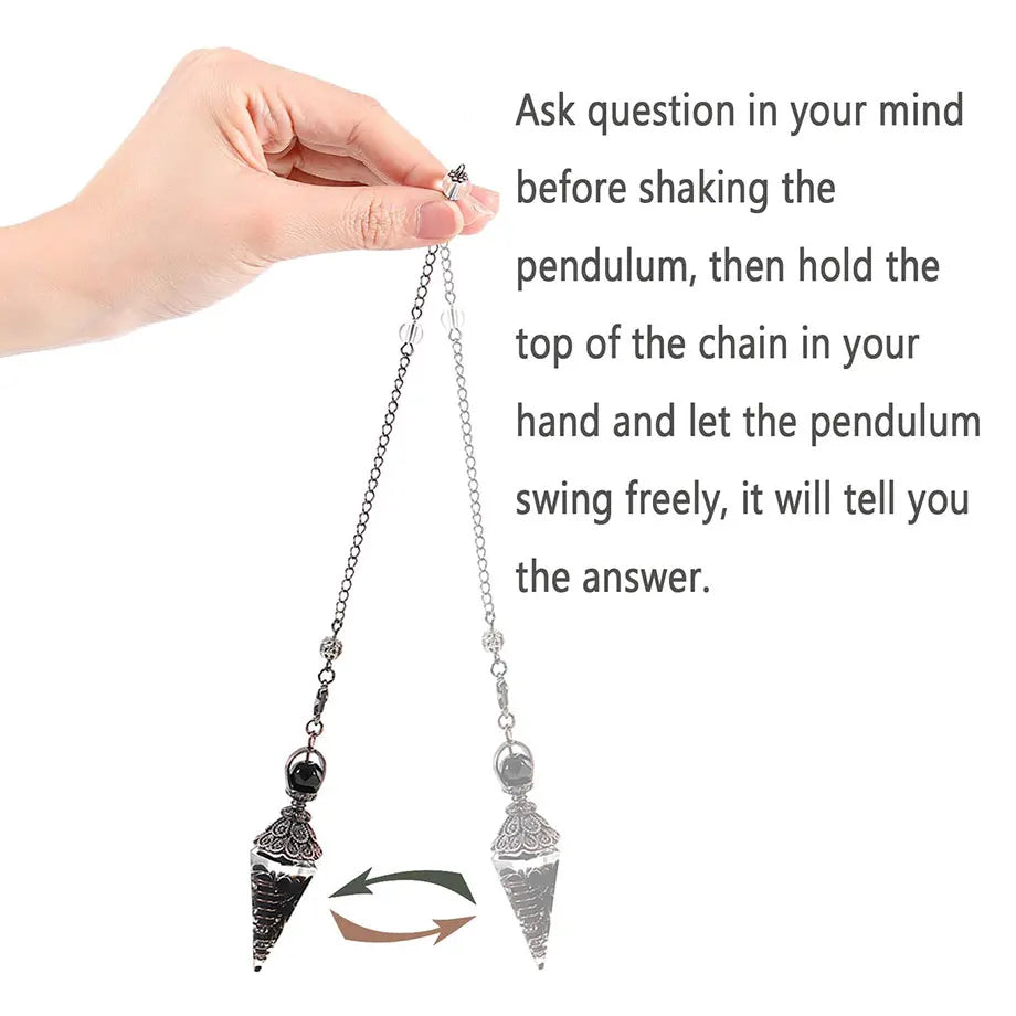 Resin Crystal Pendulums for Dowsing Divination