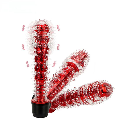 Jelly Vibrating Dildo with Thorn Dragon Beard