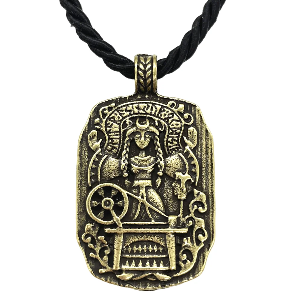 Frigga Goddess Of Fate Runic Runes Amulet