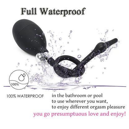 Dilator Inflatable Penis Plug Male Massage Sex Toy