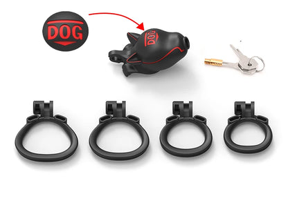 IDO dog  Drone male chastity Lockable cock cage
