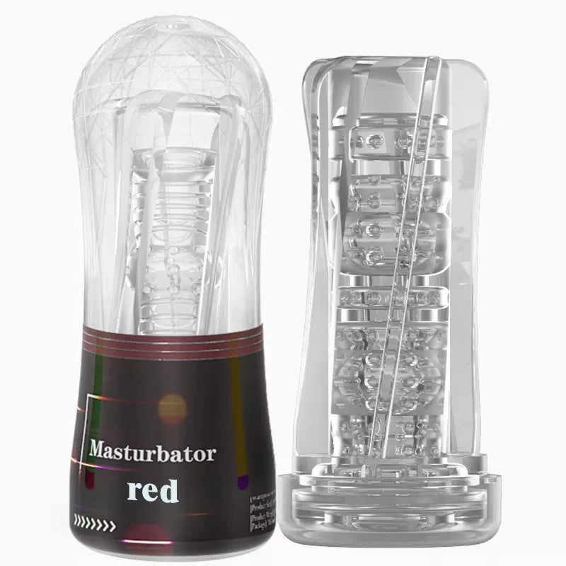 Transparent Male Masturbation Cup