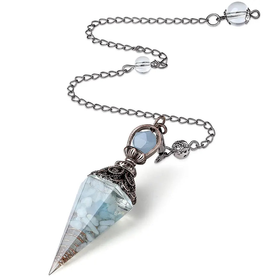 Resin Crystal Pendulums for Dowsing Divination