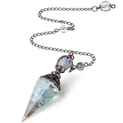 Resin Crystal Pendulums for Dowsing Divination