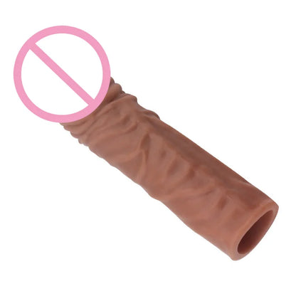 Silicone Realistic Penis Sleeve Extender
