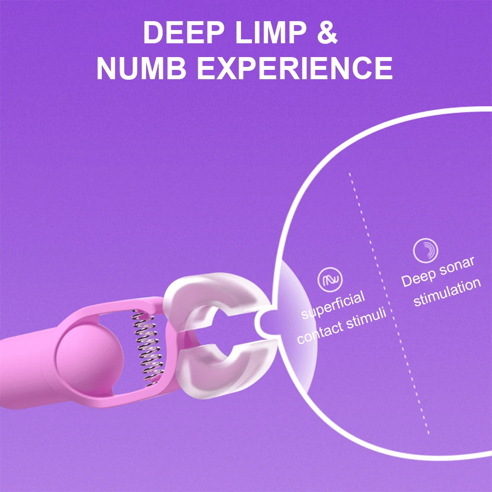 10 Speed Vibrating Nipple Clamp