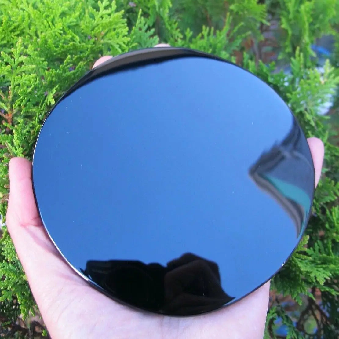 Black Obsidian Scrying Mirror