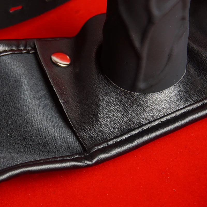 Detachable Chastity Double Silicone Dildos Penis Strap On Belt