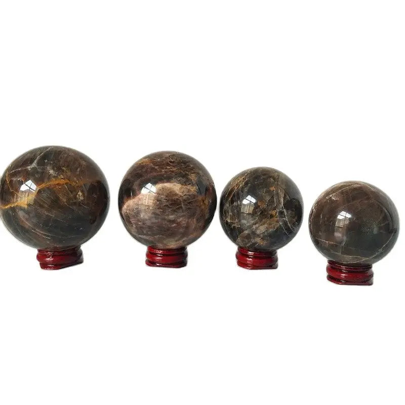 Natural Gray Moonstone Crystal Sphere