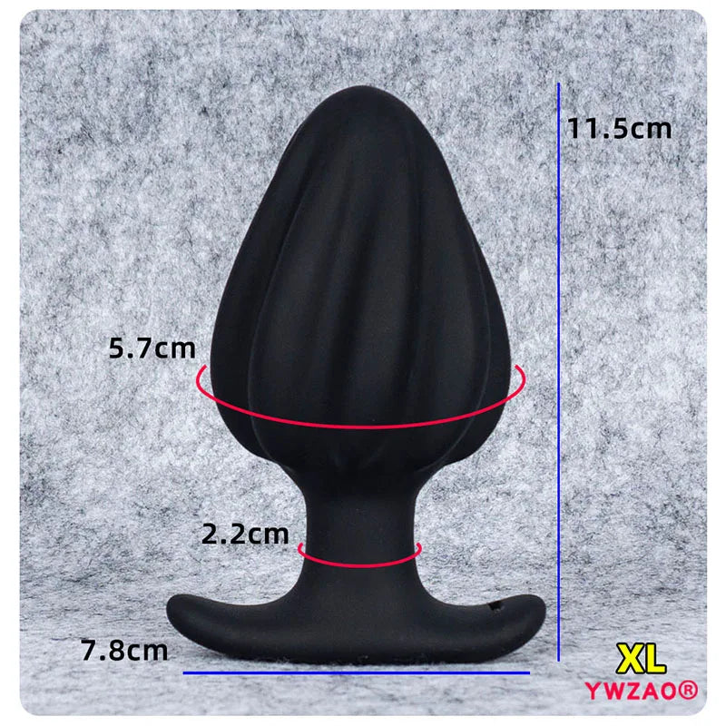 YWZAO Couples Thong Plug Silicone Anal Toy for Men Women