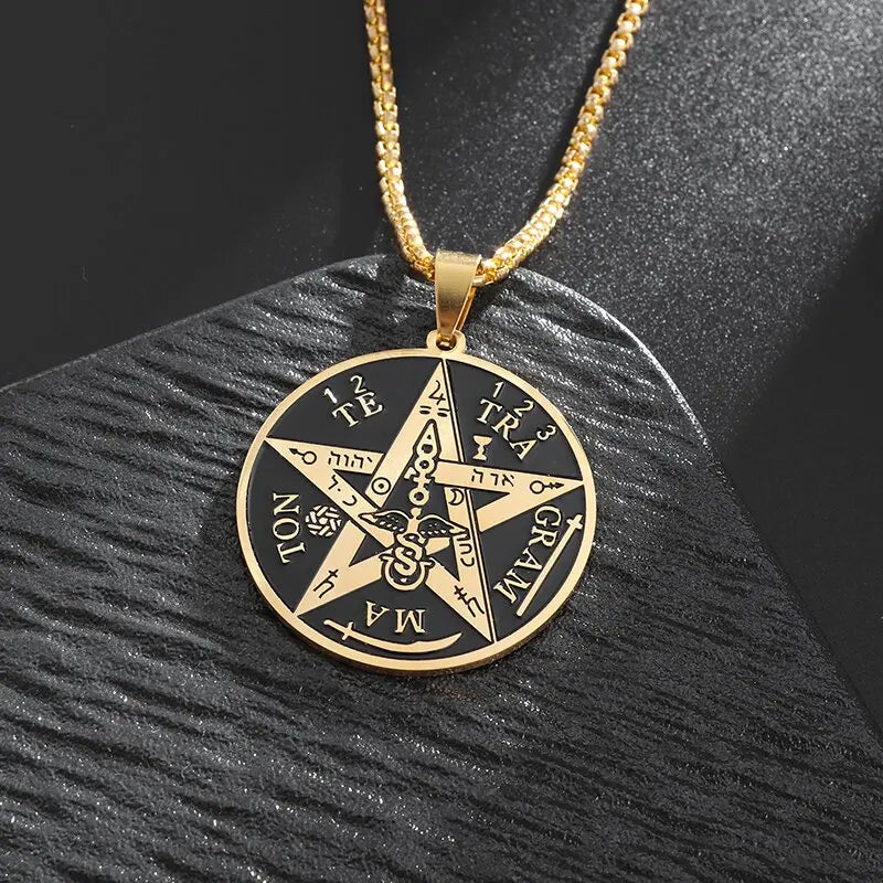 Stainless Steel Pentagram Pendant