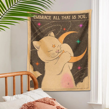 Tarot Cat Tapestry