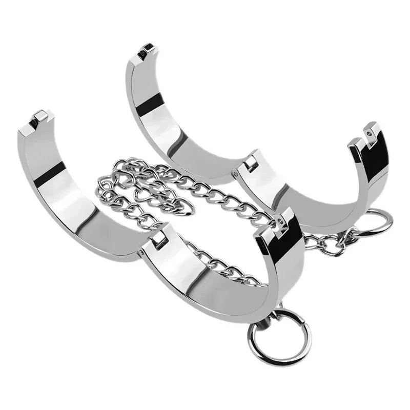 Metal Handcuffs Ankle Cuff Bondage Bracelet