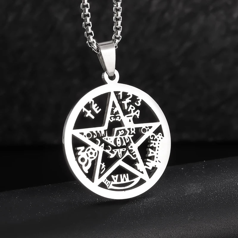 Stainless Steel Pentagram Pendant
