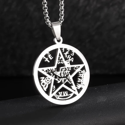Stainless Steel Pentagram Pendant
