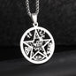 Stainless Steel Pentagram Pendant