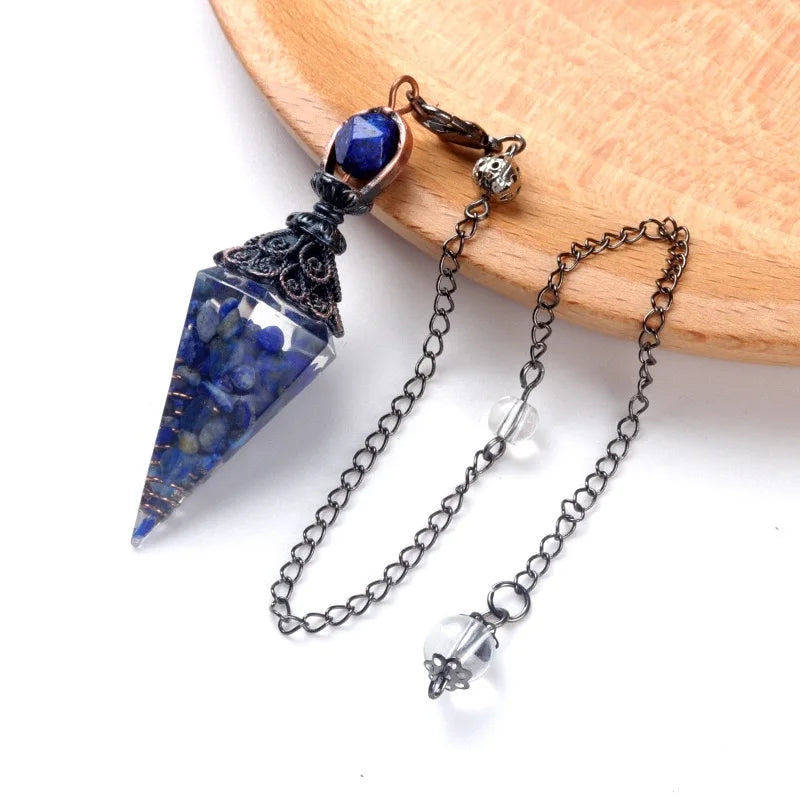 Resin Crystal Pendulums for Dowsing Divination